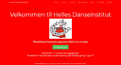 Desktop Screenshot of hellesdans.dk