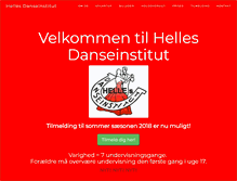 Tablet Screenshot of hellesdans.dk